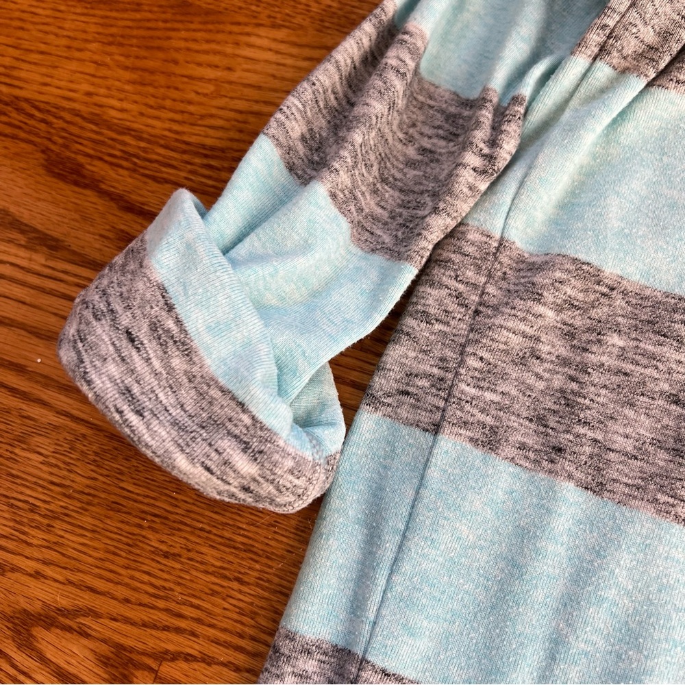 Aritzia TNA Striped 1/2 Sleece Crewneck - Picture 5 of 12
